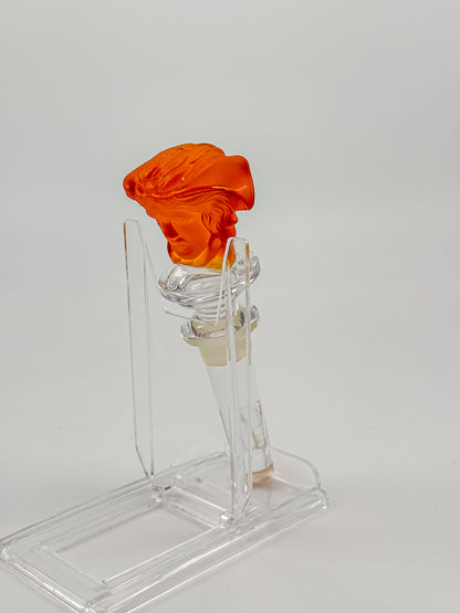 Vintage Rosenthal Meets Versace Medusa Head Crystal Bottle Stopper