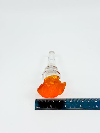 Vintage Rosenthal Meets Versace Medusa Head Crystal Bottle Stopper