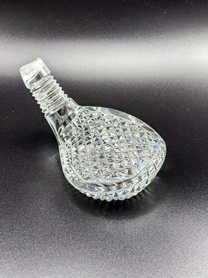 Vintage Waterford Crystal Golf Club Head Paperweight with Original Sticker