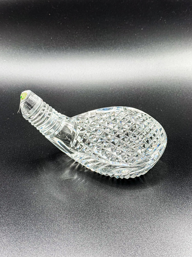 Vintage Waterford Crystal Golf Club Head Paperweight with Original Sticker