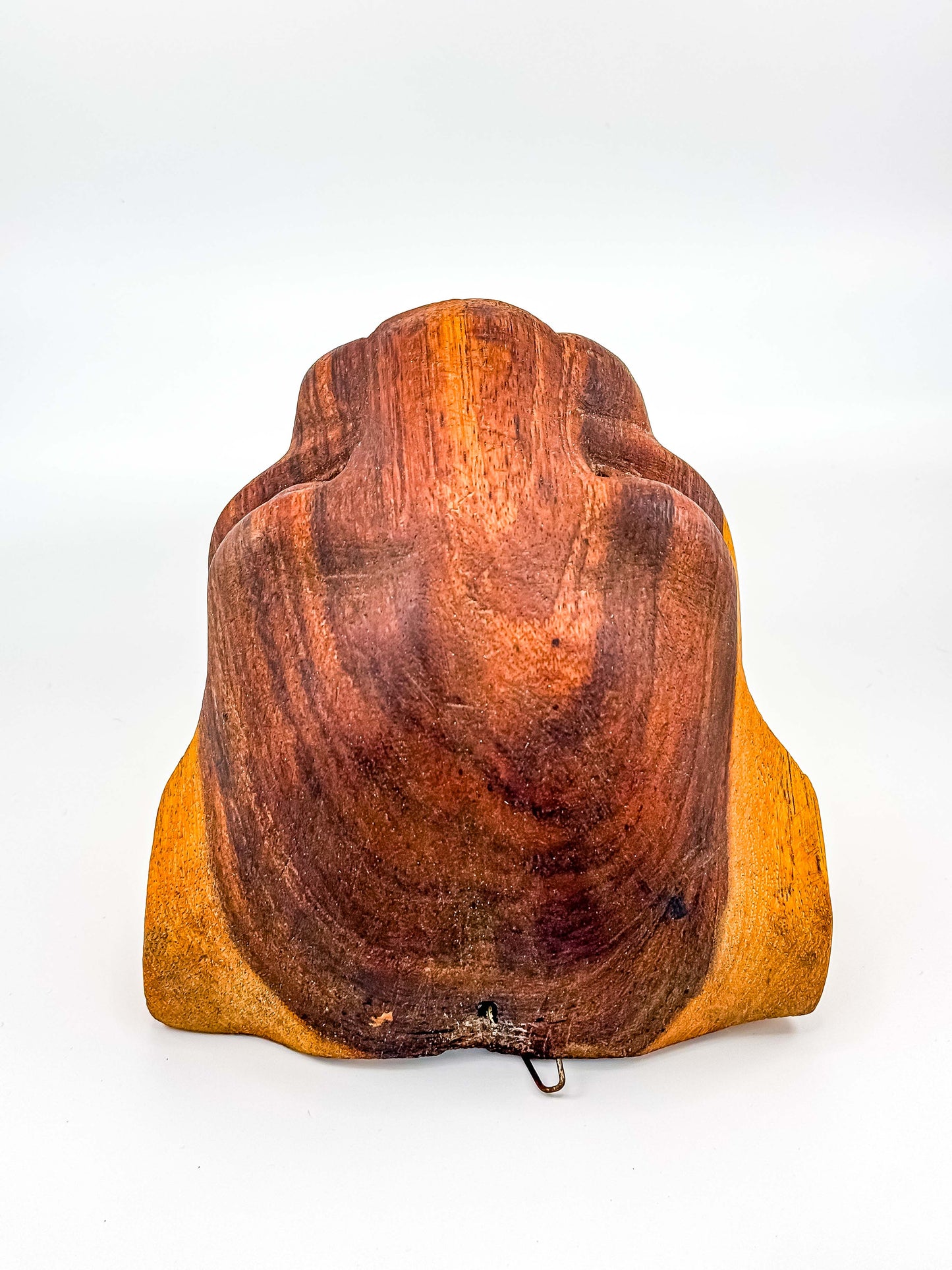 Vintage Hand-Carved Wooden Jaguar Head