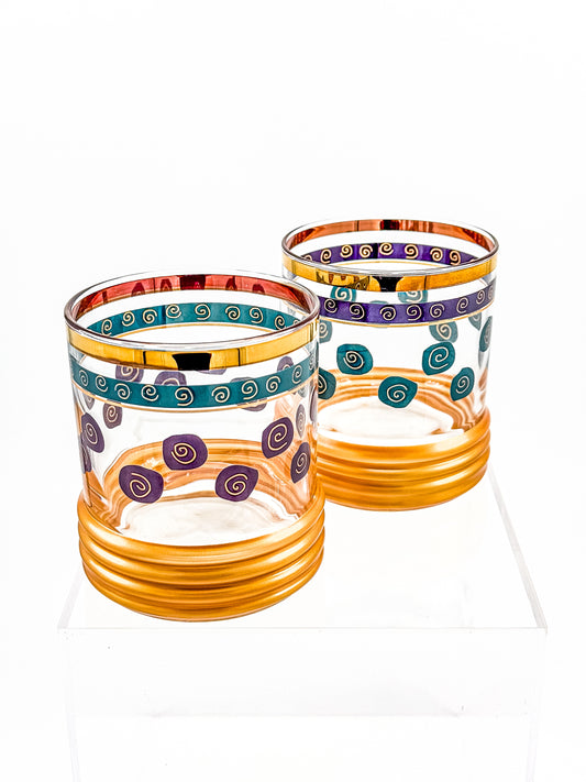 Sakura "Sango" by Sue Zipkin Rocks Glasses — Set of 2