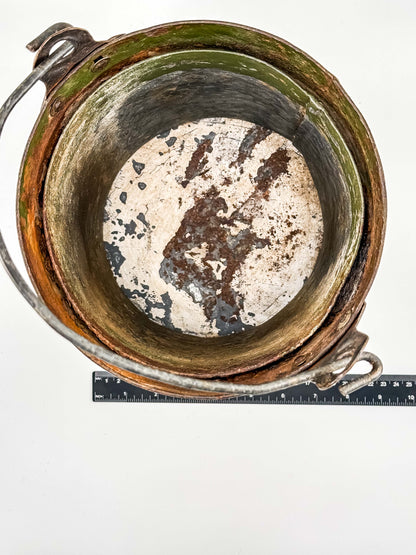 Vintage Metal Ammo Canister Bucket