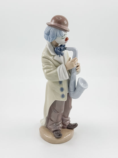 Vintage Lladro Porcelain Clown Figure 5471