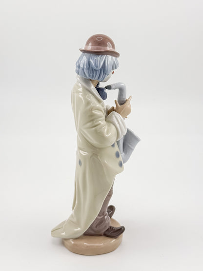 Vintage Lladro Porcelain Clown Figure 5471