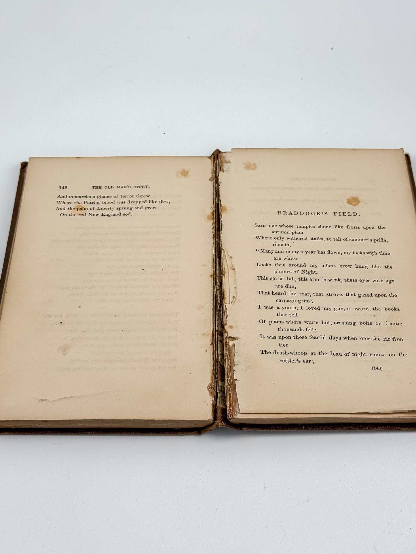 1859 Poems by Rev. T. Hempstead - Antique Poetry Collection