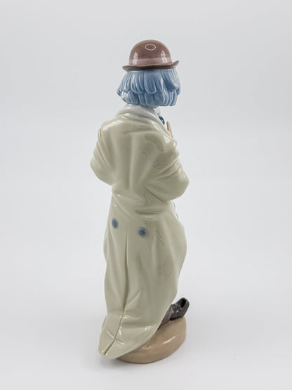 Vintage Lladro Porcelain Clown Figure 5471