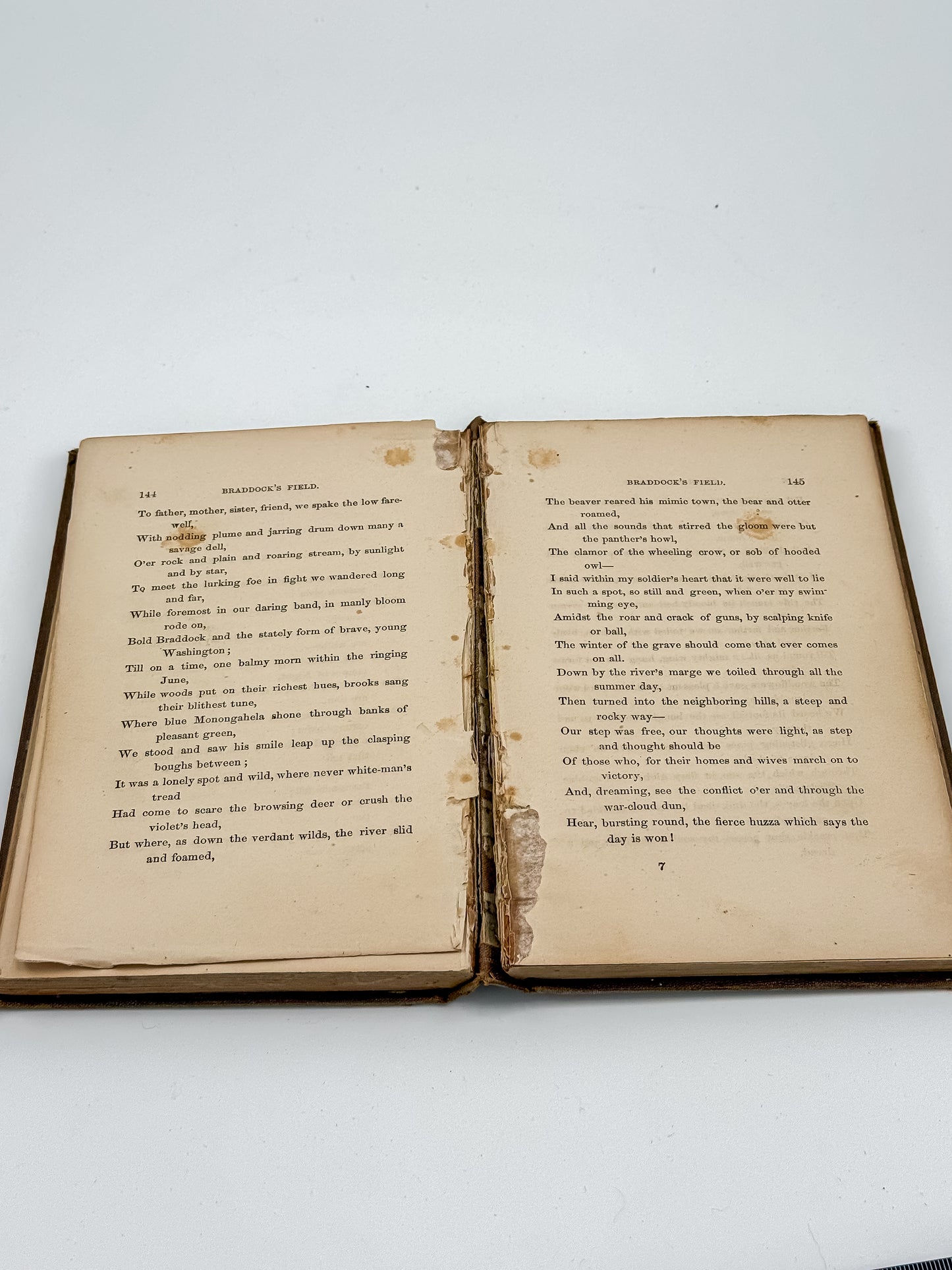 1859 Poems by Rev. T. Hempstead - Antique Poetry Collection