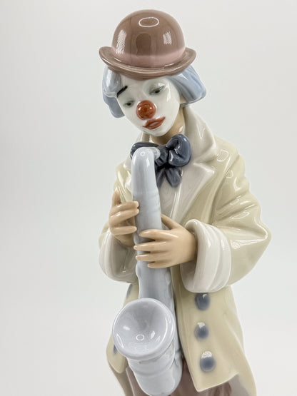 Vintage Lladro Porcelain Clown Figure 5471