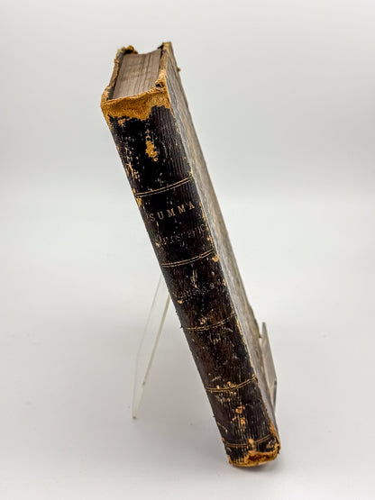 1889 Summa Philosophica - Latin Scholastic Philosophy by P. Nicolao Russo