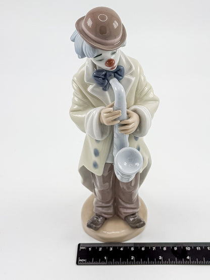 Vintage Lladro Porcelain Clown Figure 5471