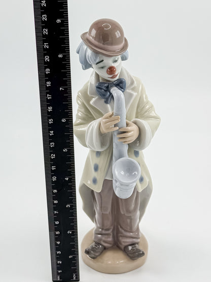 Vintage Lladro Porcelain Clown Figure 5471