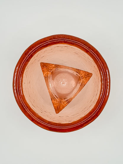 Fire & Light Footed Jar with Lid - Copper