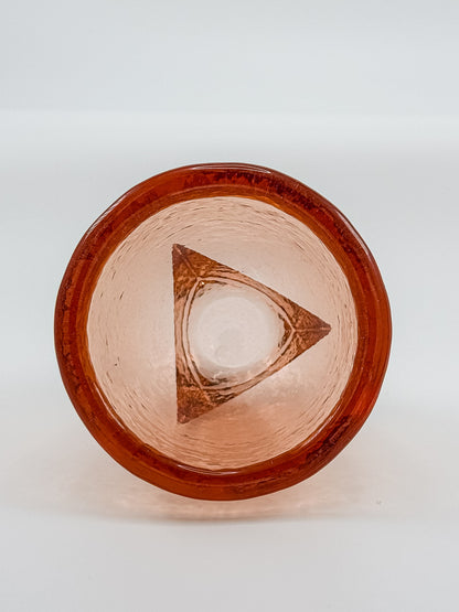 Fire & Light Footed Jar with Lid - Copper